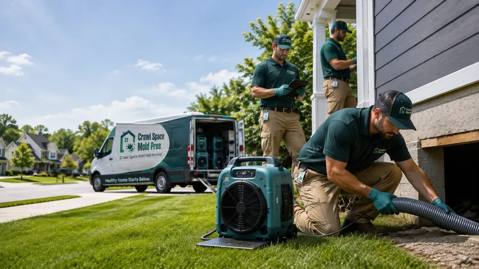 Crawl Space Mold Removal in Lexington, TX